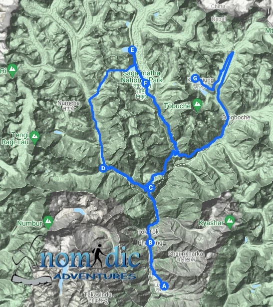 Everest gokyo lakes trek